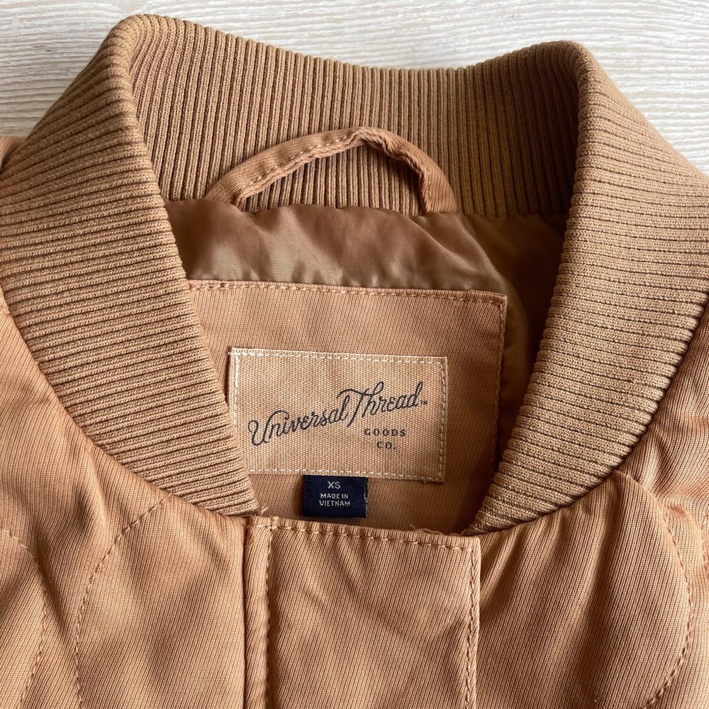 Universal Thread Quilted Bomber Jacket - image 5